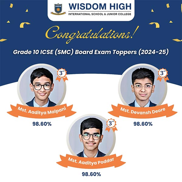 SMC - 100% RESULTS | GRADE 10 (ICSE) – 2024-2025