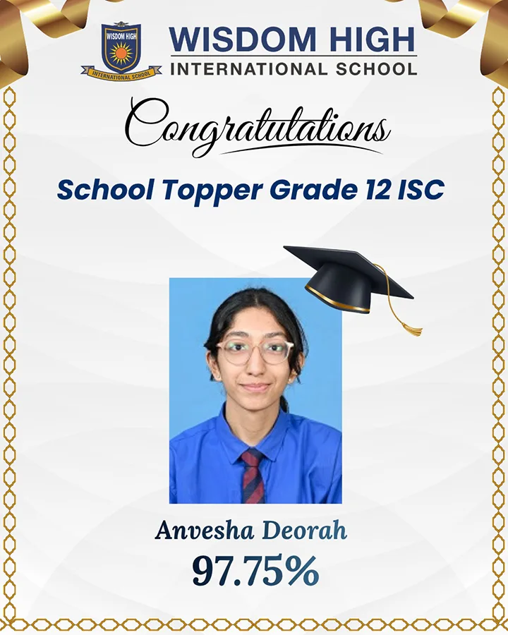 Grade 12 ISC School Topper