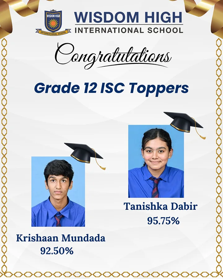 Grade 12 ISC School Topper